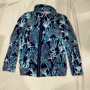 Lilly Pulitzer zip up jacket (size xl)